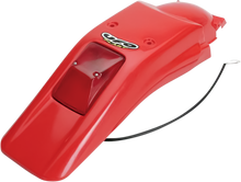 UFO Enduro Rear Fender with 21/5W Light - OEM XR Red HO03611069