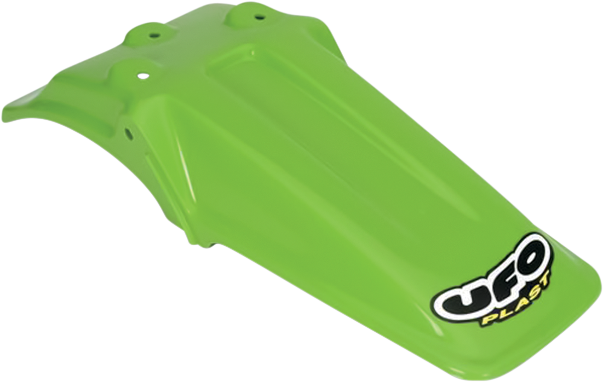 UFO MX Rear Fender - OEM Green - Kawasaki - KX '84-'04 KA02786026