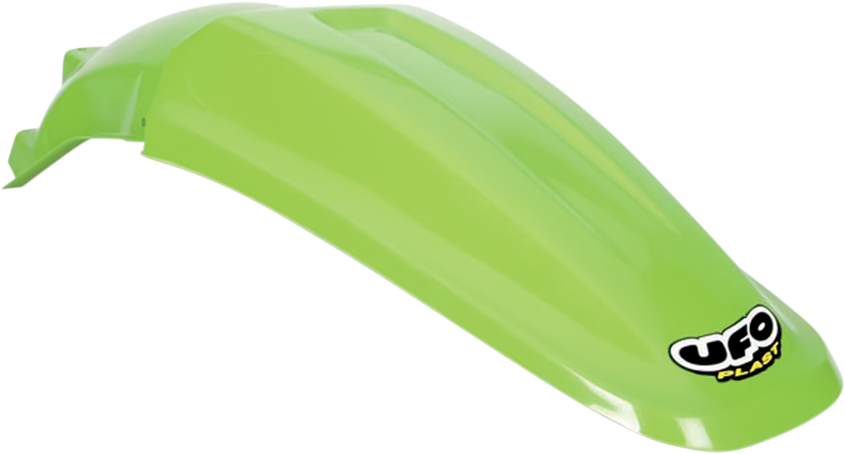 UFO MX Rear Fender - OEM Green - Kawasaki - KX '90-'91 KA02731026