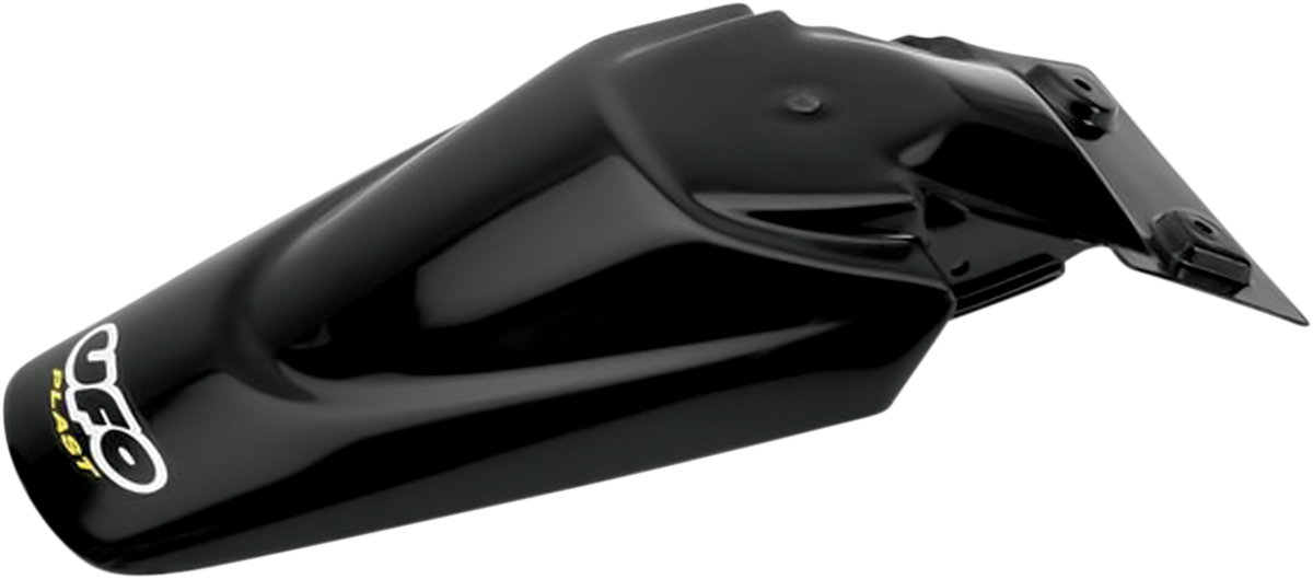 UFO MX Rear Fender - Black - Kawasaki - KX/KLX - '01-'26 KA03731001