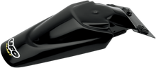 UFO MX Rear Fender - Black - Kawasaki - KX/KLX - '01-'26 KA03731001