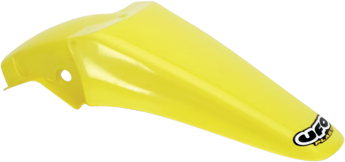 UFO MX Rear Fender - Fluorescent Yellow - Suzuki - RM '02-'23 SU03971-102