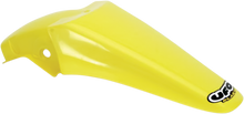 UFO MX Rear Fender - Fluorescent Yellow - Suzuki - RM '02-'23 SU03971-102