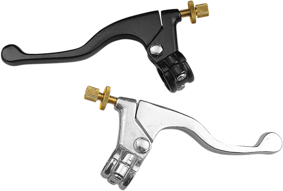 PARTS UNLIMITED Shorty Style Power Lever Assembly - Right Hand - Honda - Silver 43-1101R