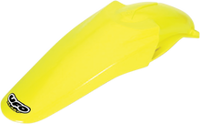 UFO Enduro Rear Fender - Without Light - RM Yellow SU03980102