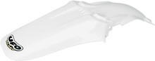 UFO MX Rear Fender - White - Yamaha - YZ '93-'01 YA02877046