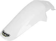UFO MX Rear Fender - White - Yamaha - YZ '91-'92 YA02833046
