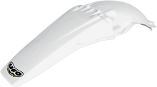 UFO MX Rear Fender - White - Yamaha - YZ '96-'02 YA02897046