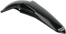 UFO MX Rear Fender - Black - Yamaha - YZ '02-'14 YA03845-001