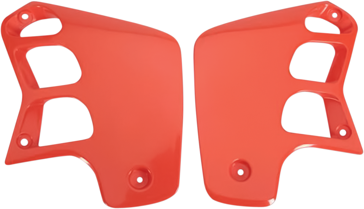 UFO Radiator Covers - '90 OEM CR Orange HO02610121