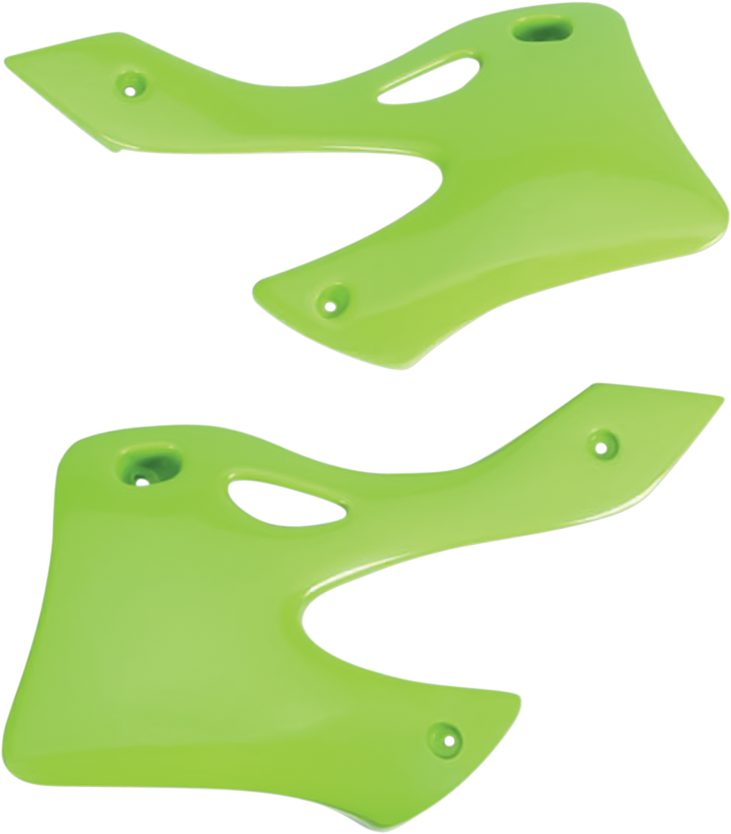 UFO Radiator Covers - KX Green KA03720026