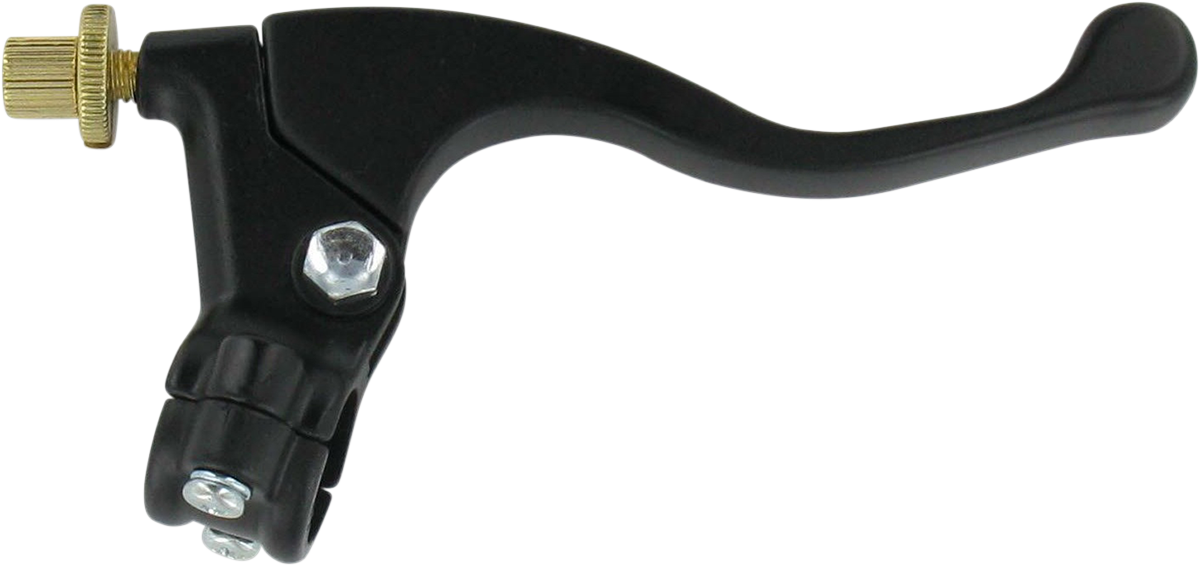 PARTS UNLIMITED Shorty Style Power Lever Assembly - Right Hand - Honda - Black 43-1104R