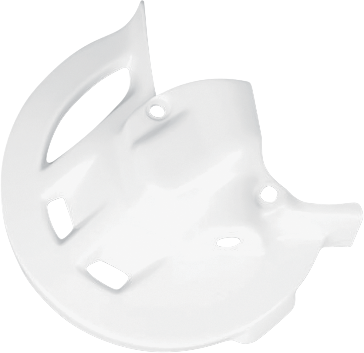 UFO Front Disc Cover - White - Honda - CR 125/250/500 R '95-'99 HO02684041