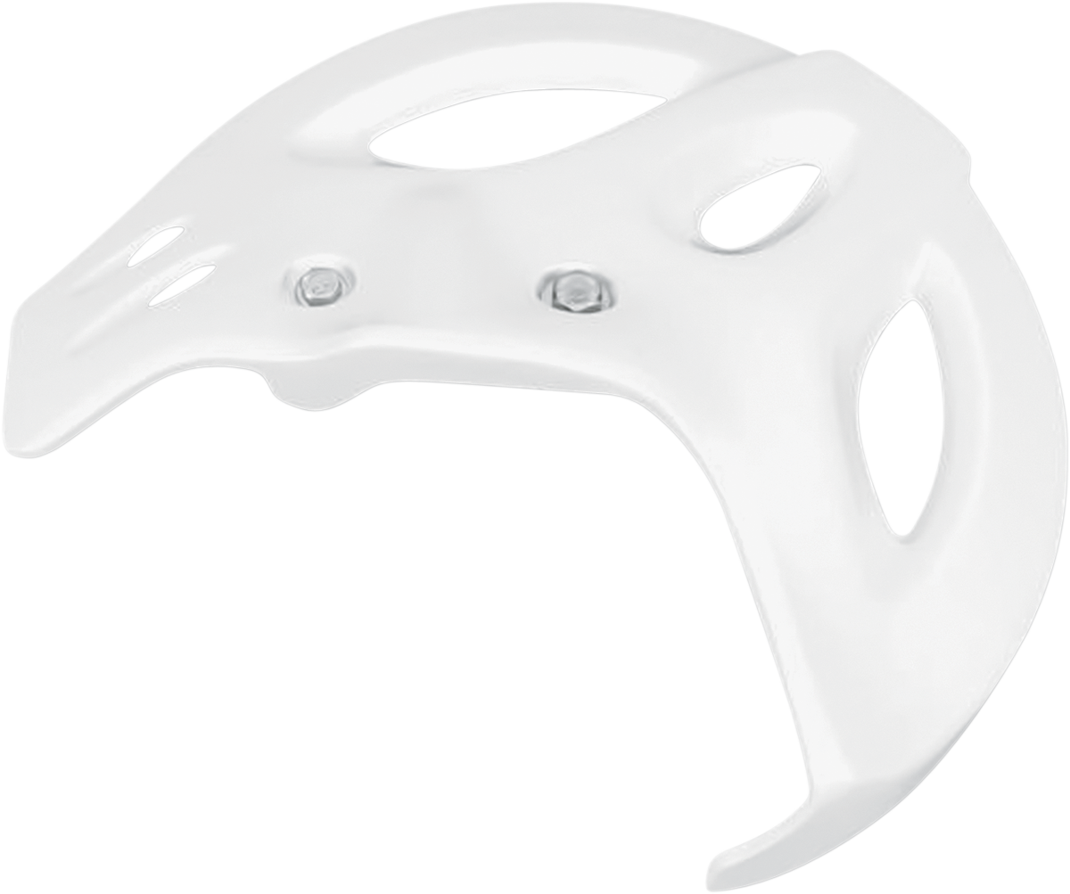UFO Front Disc Cover - White - Suzuki - RM 125/250 SU02949041