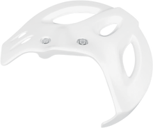 UFO Front Disc Cover - White - Suzuki - RM 125/250 SU02949041