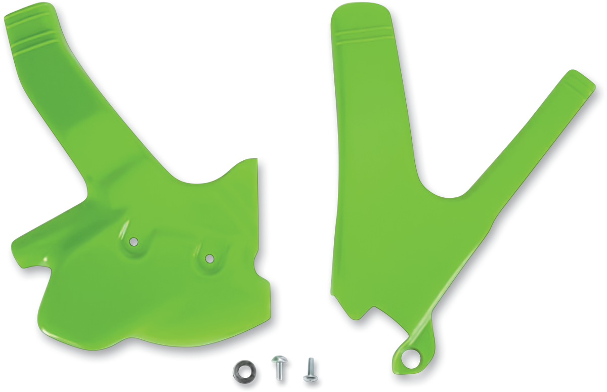 UFO Frame Guard - Green - Kawasaki - KDX KA02797026