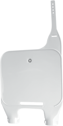 UFO Front Number Plate - White KT03004-047