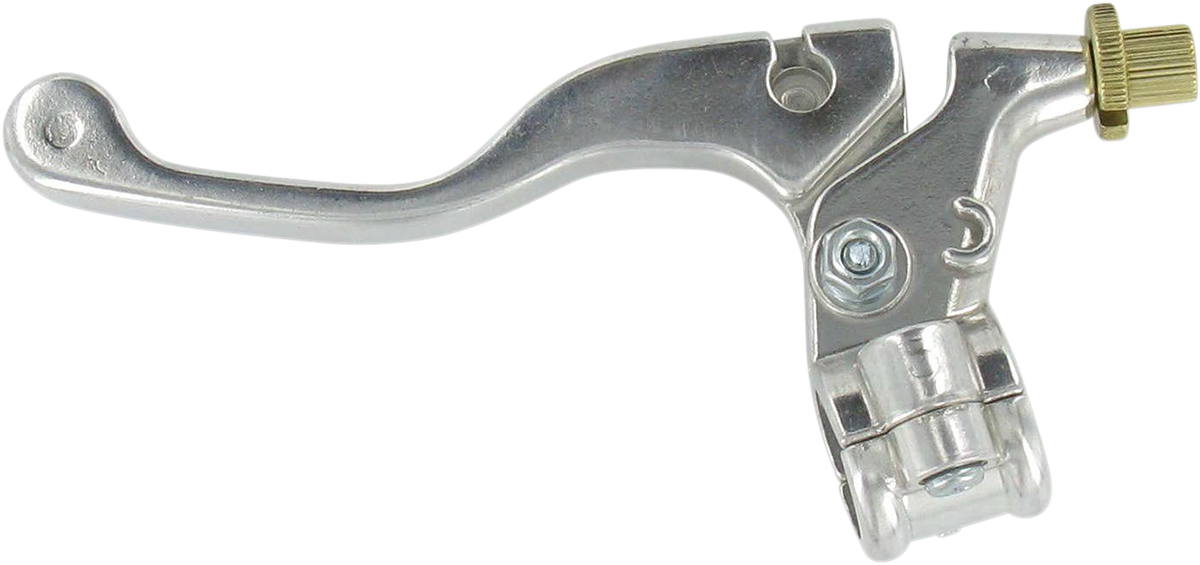 PARTS UNLIMITED Shorty Style Power Lever Assembly - Right Hand - Yamaha - Silver 43-4102R
