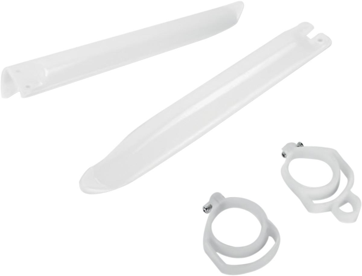 UFO Fork Tube Protectors - White - KX125/250/500 - '96-'03 KA03704280