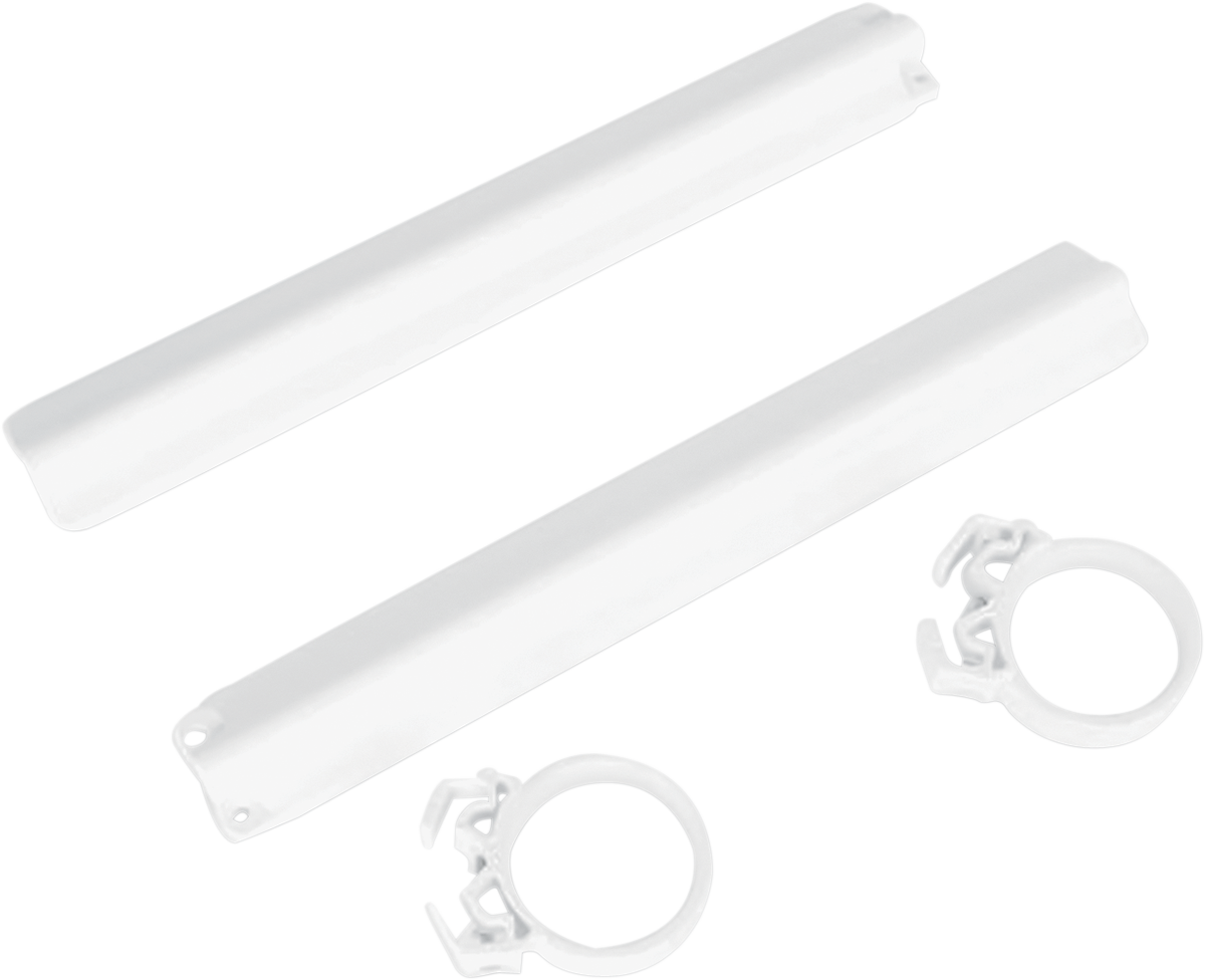 UFO Fork Tube Protectors - White - RM - '91 SU02925041