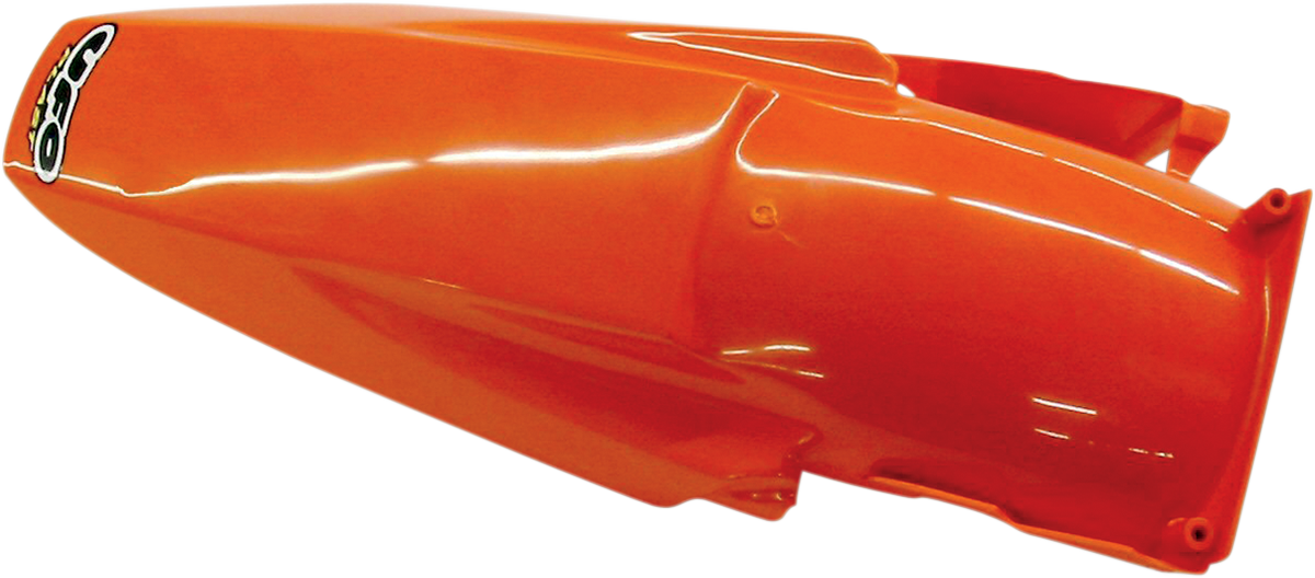 UFO Enduro Rear Fender - Without Light - Orange KT03067-127
