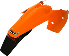 UFO Enduro Rear Fender with Light - '98-'22 OEM Orange KT03081-127