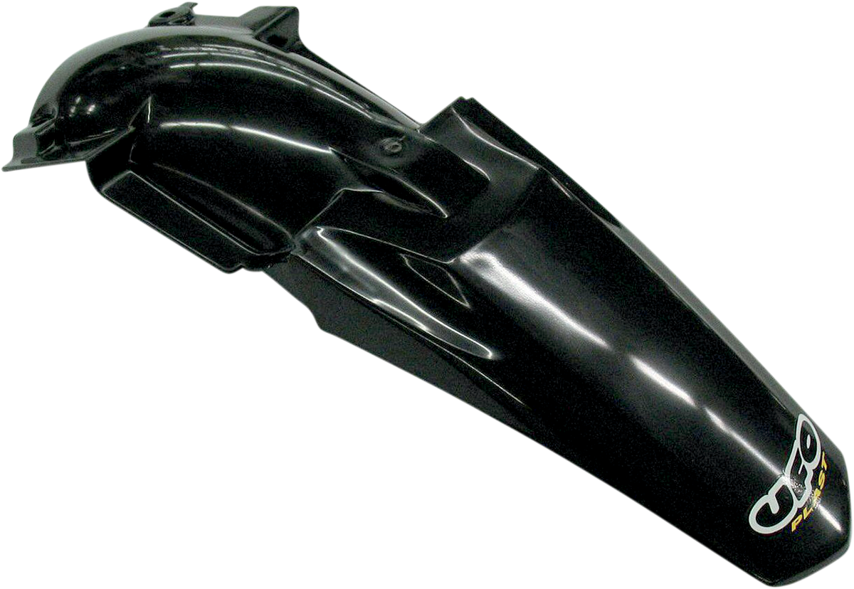 UFO MX Rear Fender - Black - Yamaha - YZ '02-'21 YA03857-001