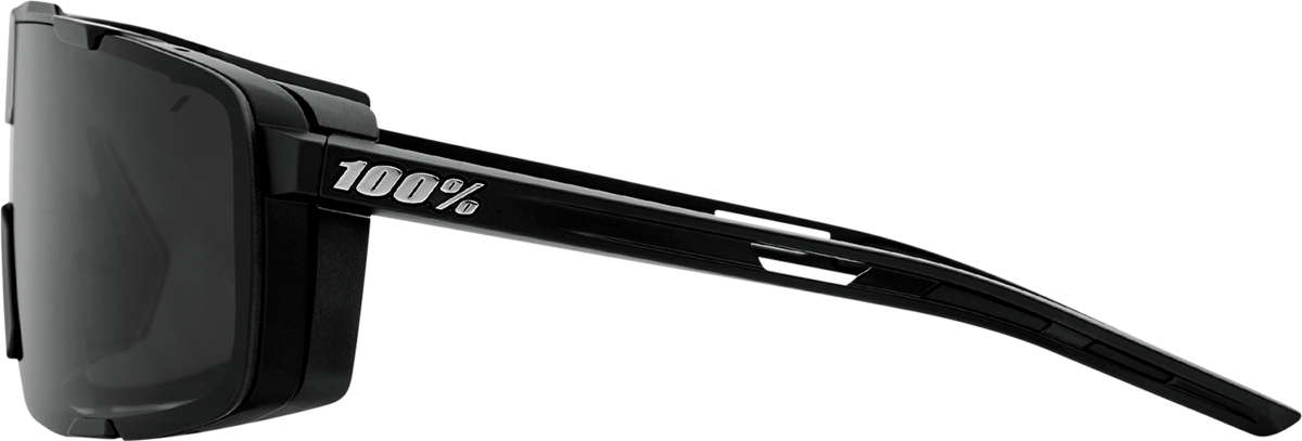 100% Eastcraft Sunglasses - Matte Black - Smoke Lens 61045-102-01