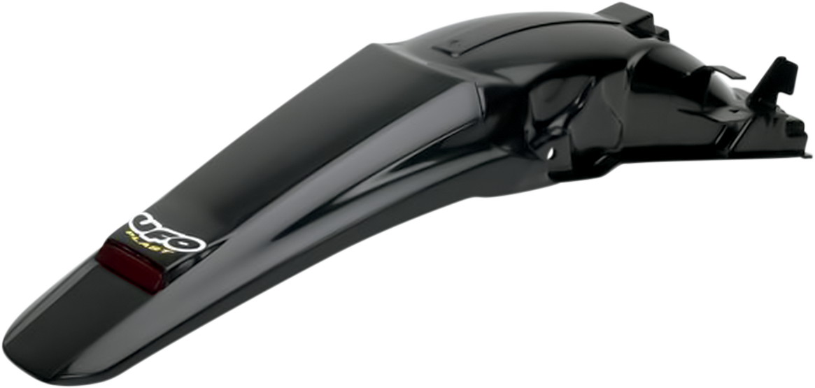 UFO Enduro Rear Fender - With LED Light - Black HO03646-001