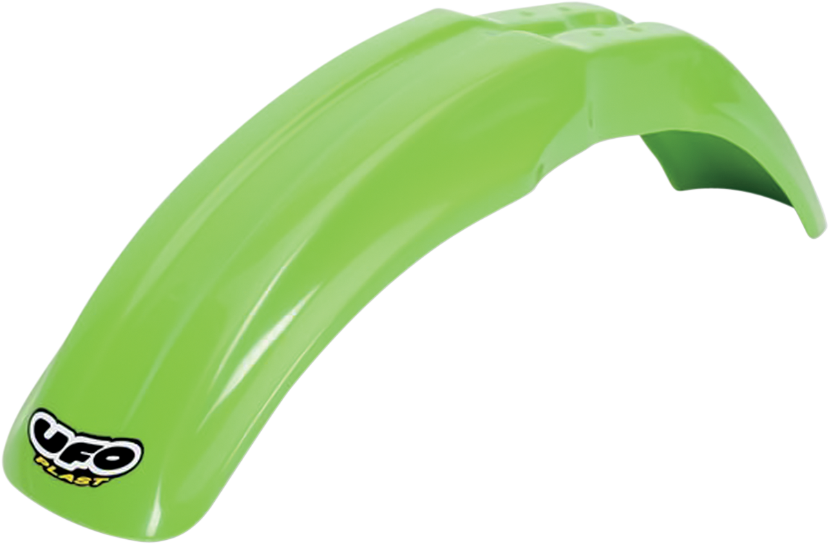 UFO Front Fender - Green - Kawasaki - KX '91-'13 KA02757-026