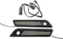CUSTOM DYNAMICS Latch Light - Saddlebag - Dual Color - Smoke - Black CD-SBL-DC4-SB