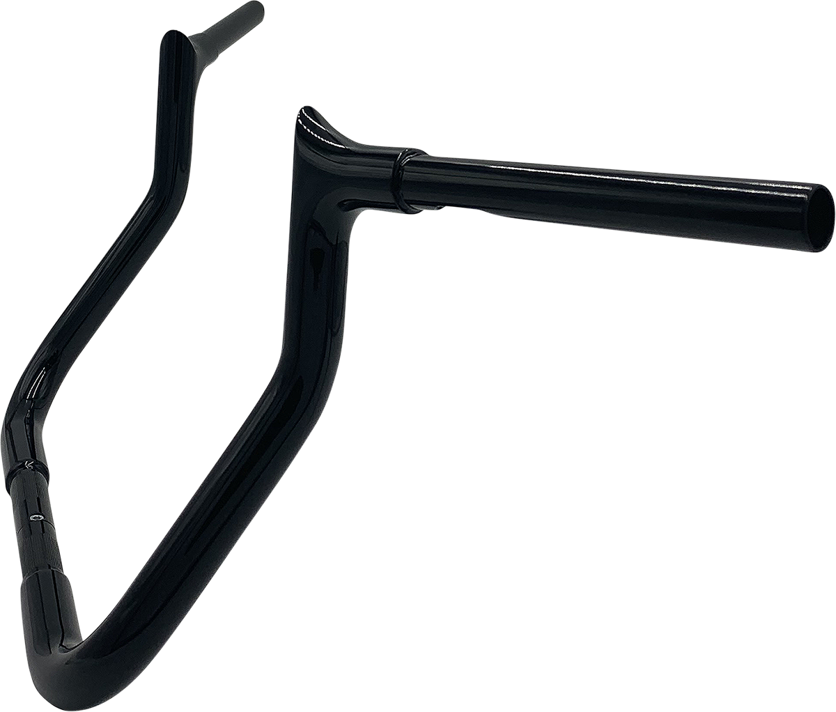 FAT BAGGERS INC. 1-1/4" EZ Install Pointed Top Handlebar - Reduced Reach - 11" - Black 905011-B