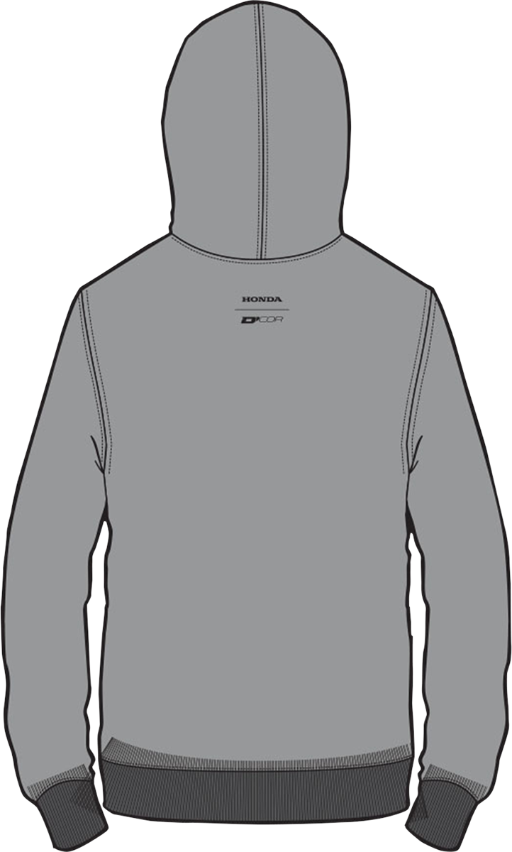D'COR VISUALS Honda Wing Sweatshirt - Gray - XL 85-204-4