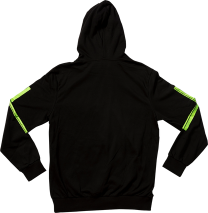 D'COR VISUALS Kawasaki Race Sweatshirt - Black - Large 85-206-3