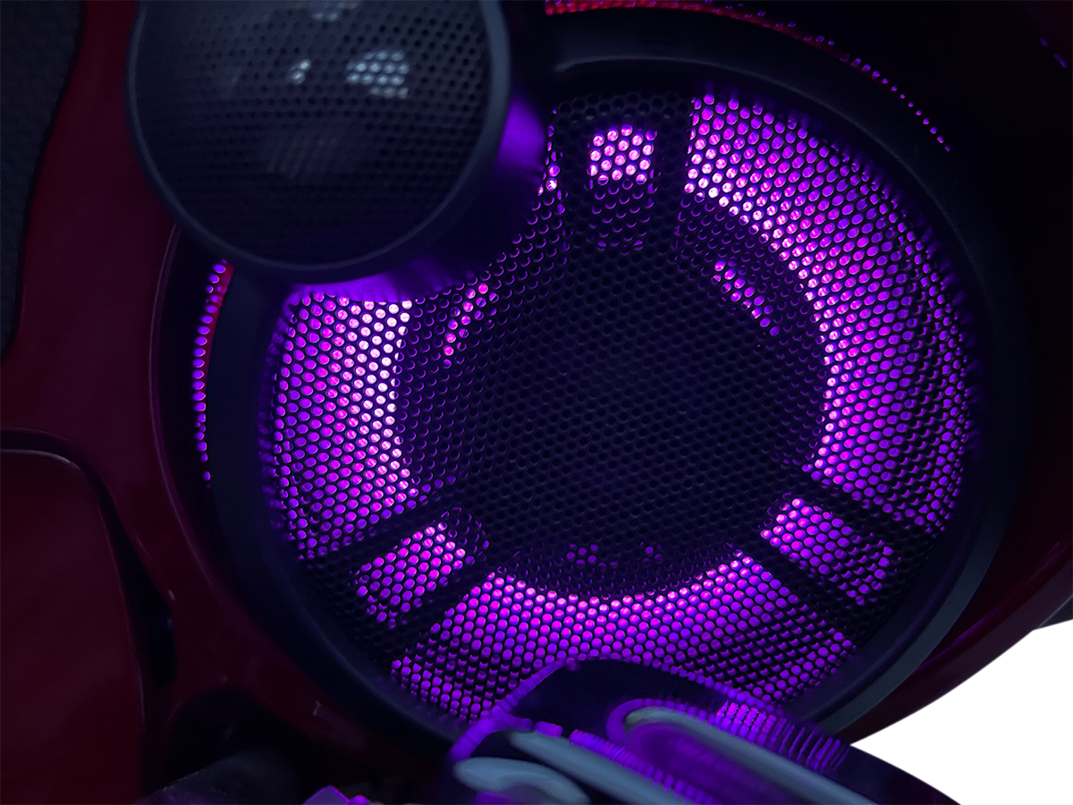 CUSTOM DYNAMICS ProGLOW™ Speaker Light - Upper Fairing PG-SPEAKER-F-1
