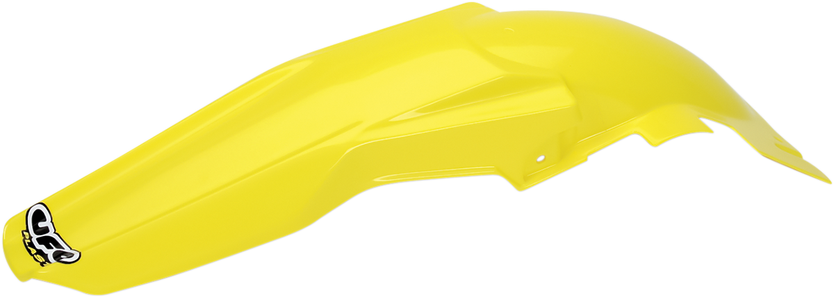 UFO MX Rear Fender - '01-'22 RM Yellow - Suzuki - RMZ '05-'07 SU03912-102