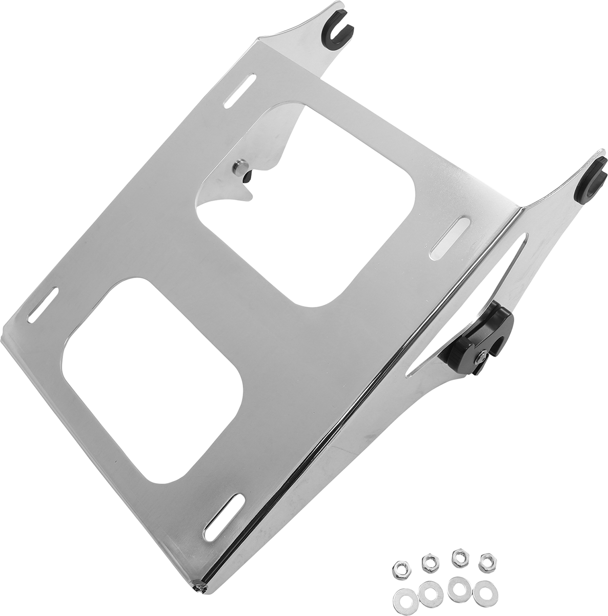 DRAG SPECIALTIES Tour Box Mount - Chrome C77-0084