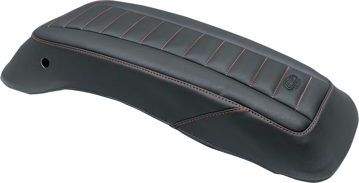 MUSTANG Saddlebag Lid Covers - Black/Red - FL '14-'24 77640AB