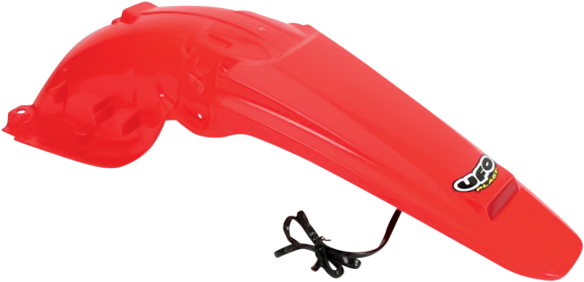 UFO Enduro Rear Fender with LED - '00-'20 OEM CR Red HO04603-070