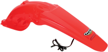 UFO Enduro Rear Fender with LED - '00-'20 OEM CR Red HO04603-070