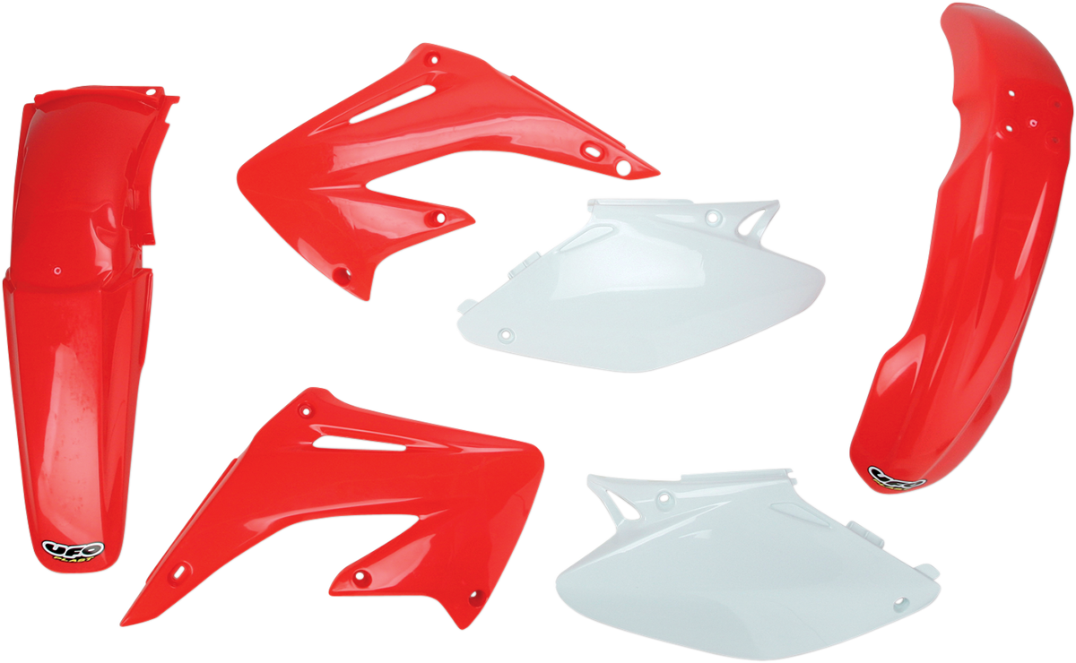 UFO Replacement Body Kit - OE Red/White - Honda - CR '05-'07 HOKIT103-999