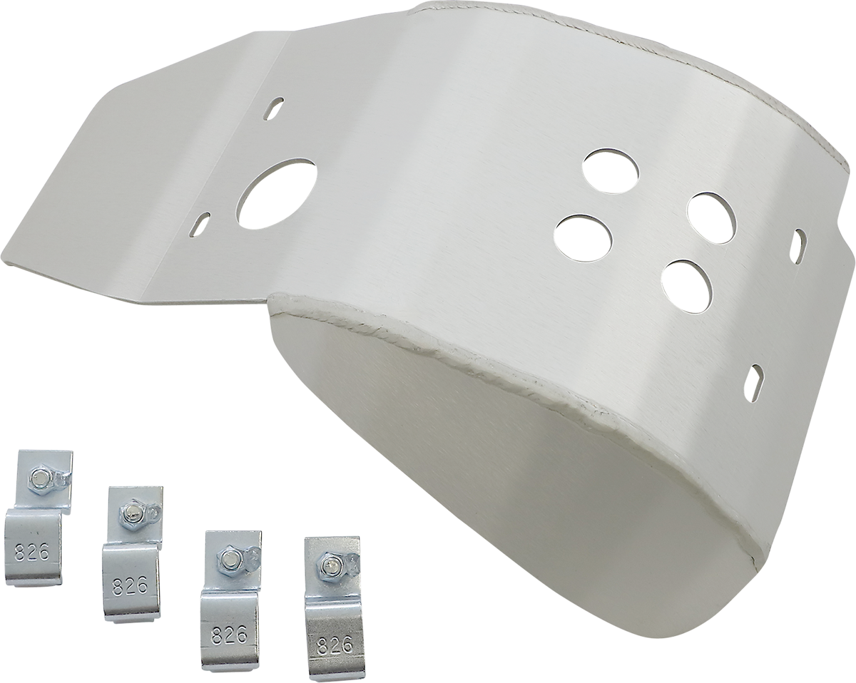 MOOSE OFFROAD Skid Plate - Silver - Honda - CRF 450 R/RX '21-'22 337