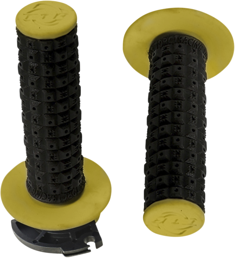 TORC1 Defy Lock-On Grips - Black/Yellow 2650-0206