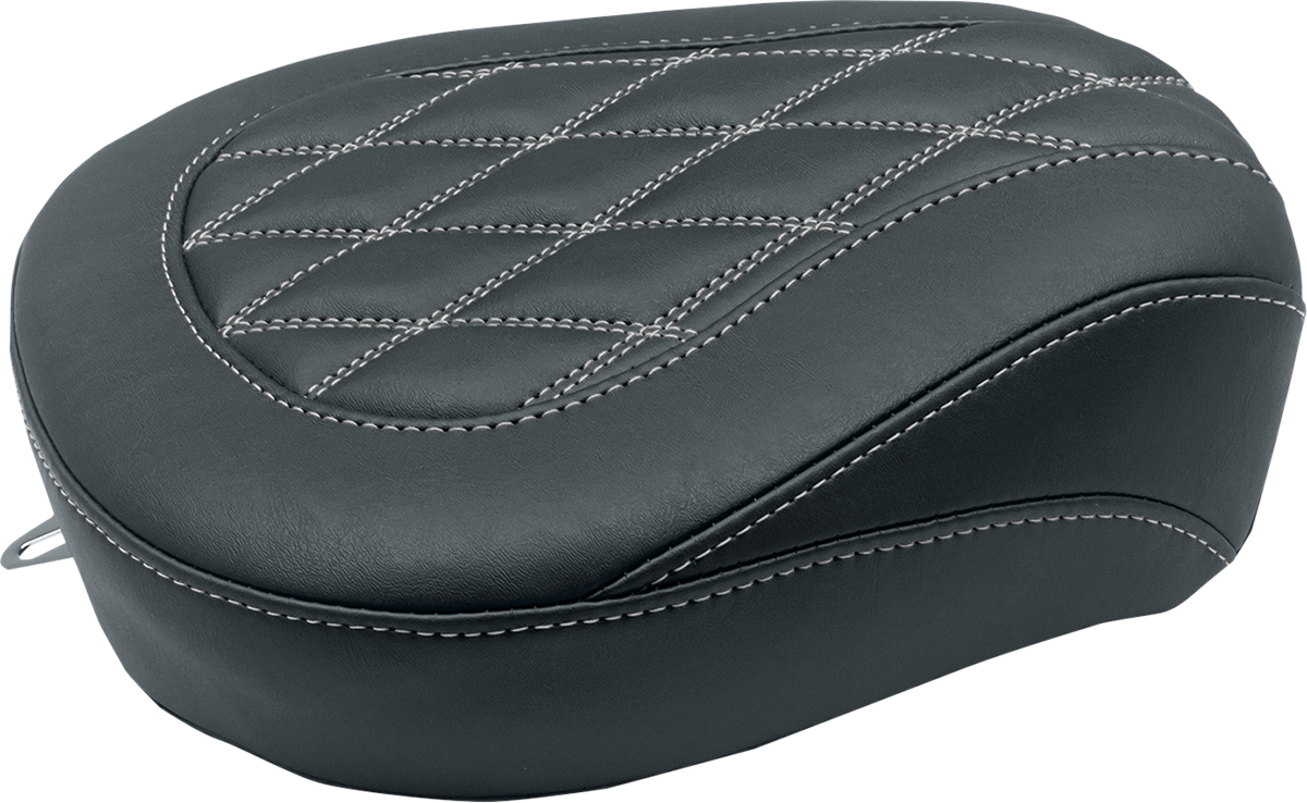 MUSTANG Wide Tripper™ Passenger Seat - Black w/ Gun Metal Stitching - FL '97-'25 76648GM