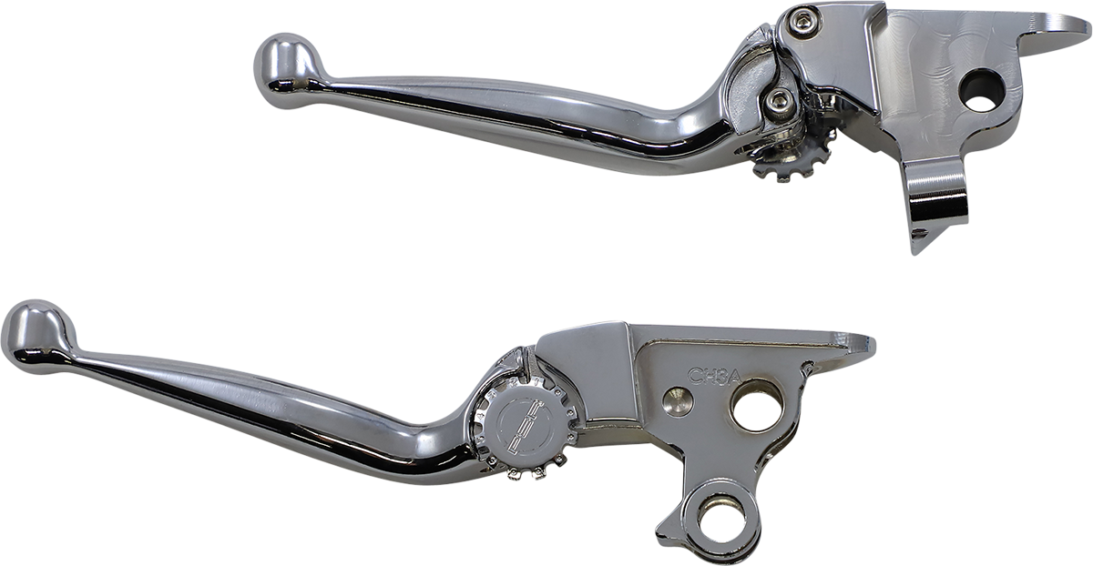 PSR Journey Adjustable Lever Set for Harley Models - Chrome 12-00616-20