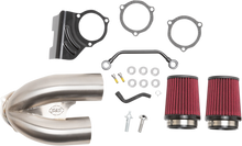 S&S CYCLE Tuned Induction Air Cleaner Kit - Stainless Steel 170-0635A
