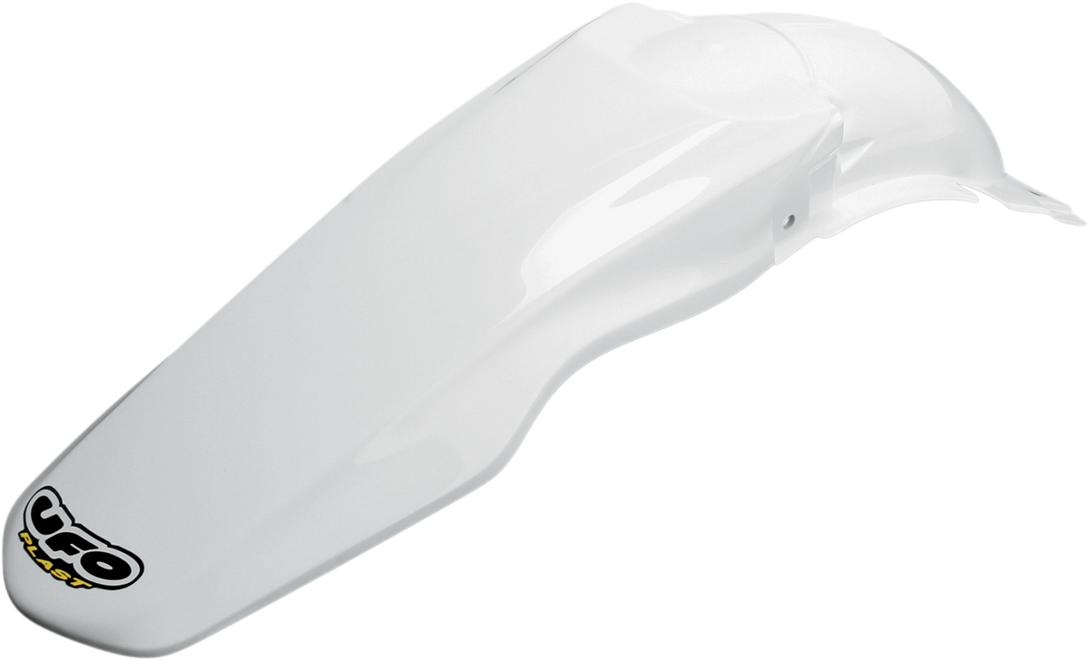 UFO MX Rear Fender - White - Suzuki - RM '01-'08 SU03997-041