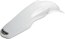 UFO MX Rear Fender - White - Suzuki - RM '01-'08 SU03997-041