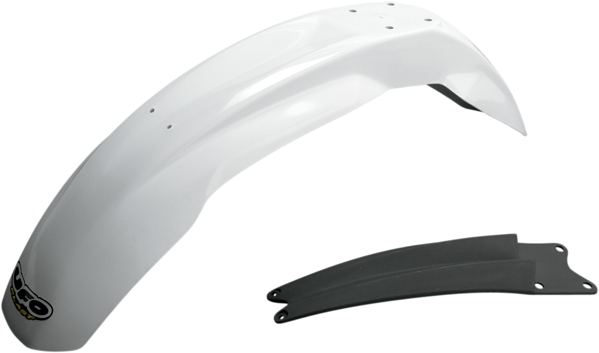 UFO Front Fender - White/Black - Husqvarna - CR/WR HU03312-041