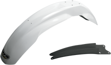 UFO Front Fender - White/Black - Husqvarna - CR/WR HU03312-041